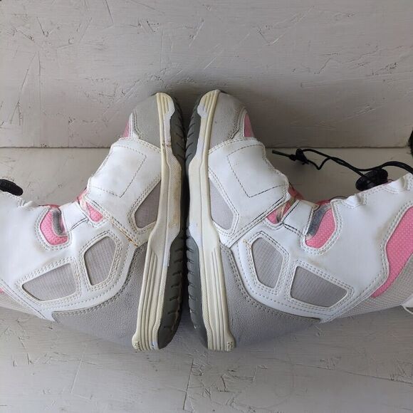 DC Shoe Co USA Girls 8L Snowboarding Boots Pink Tightening BOA Lacing System - Picture 6 of 9